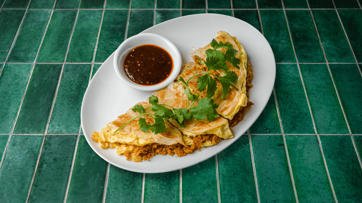 Egg Pancake with Pork Floss menu item
